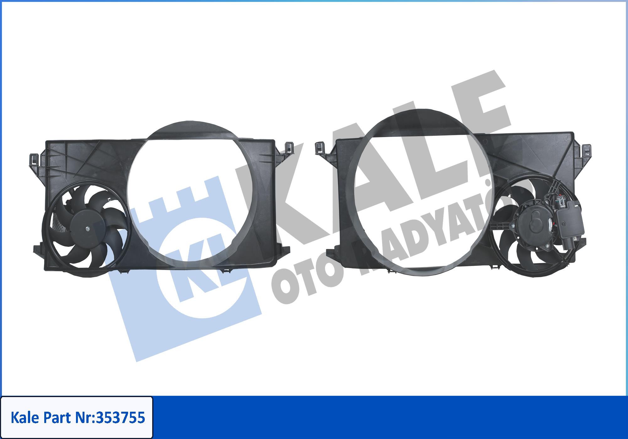Ford Transit Arka Radyatör Fan ve Motoru Fan Komple OEM 6C118C607CG Ford Transit Arka Radyatör Fan ve Motoru Fan Komple OEM 6C118C607CG